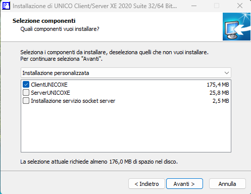 Processo di installazione